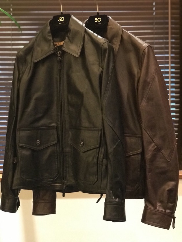 【90s】G-8 leather jacket （MADE IN USA）710