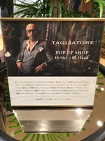 〈TAGLIATORE（タリアトーレ）〉POP UP SHOP開催！！