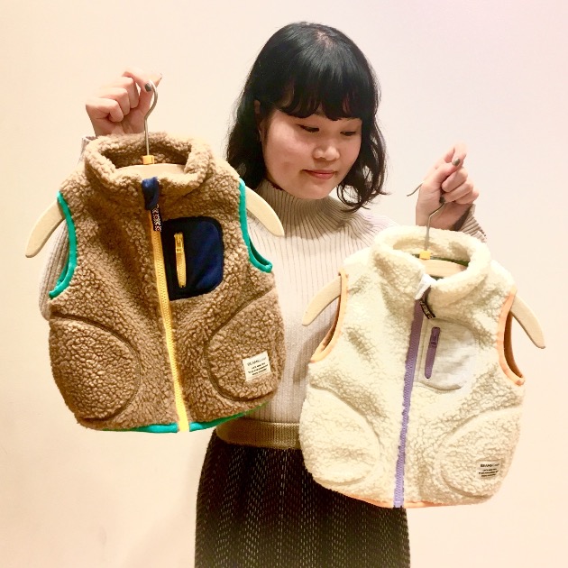 BEAMS mini〉ふわふわ！もこもこ！リバーシブルベストのご紹介