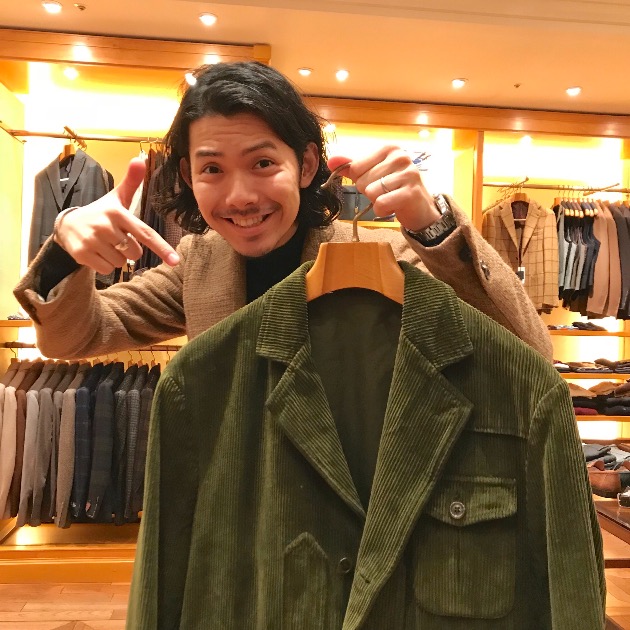 CAPALBIO CORDUROY HUNTING JACKET - テーラードジャケット