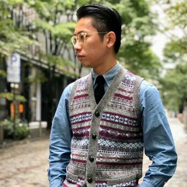 GIM FAIR ISLE KNIT VEST｜ビームス プラス 丸の内｜BEAMS