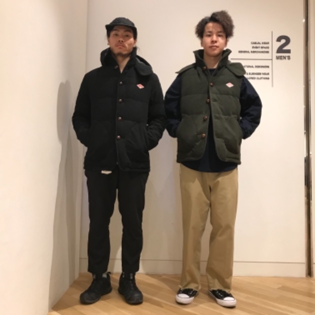 ダントン ビームス別注 DANTON×beams ステンカラーコート ベージュ