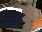 BEAMS F イタリア製タートルネック。