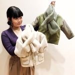 〈BEAMS mini〉ボアマフラー付き！ボアブルゾンのご紹介！