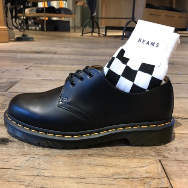 今日だけ！Dr.martens BEAMS別注 1461B 25.0cm UK6 - ドレス/ビジネス