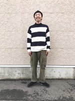 ボーダーのニットはいかがでしょうか！