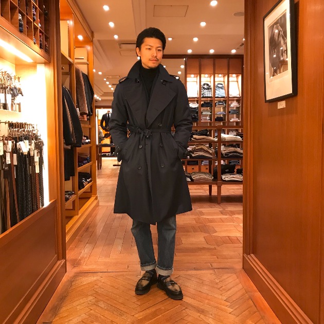 BEAMS F別注 sealup シーラップ ベルテッドステンカラーコート