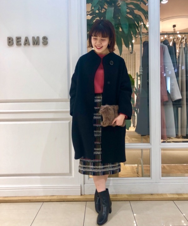 新品タグ付き！Demi-Luxe BEAMSウールカシミアクルーネックワンピース 64261399887_C_1.jpg