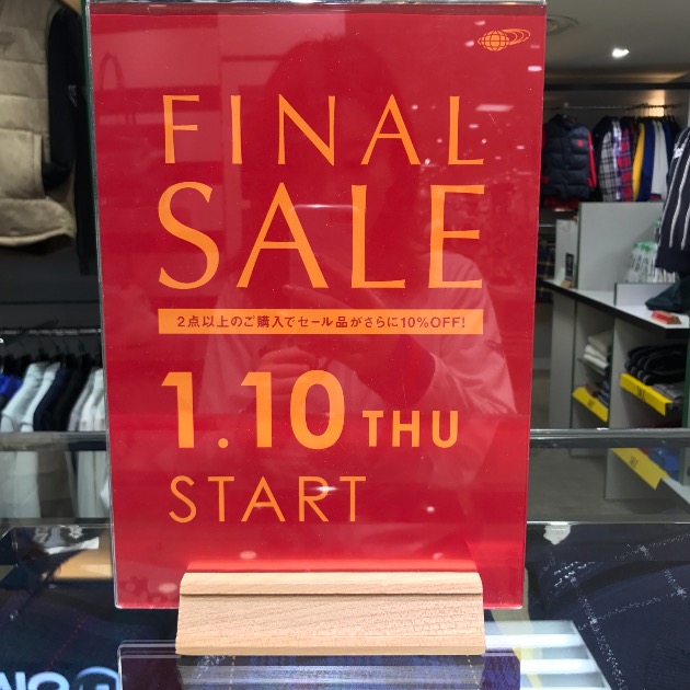 ファイナルセール開催中です♪｜ビームス ゴルフ 松坂屋名古屋店