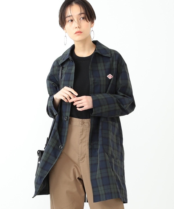 DANTON チェックコート