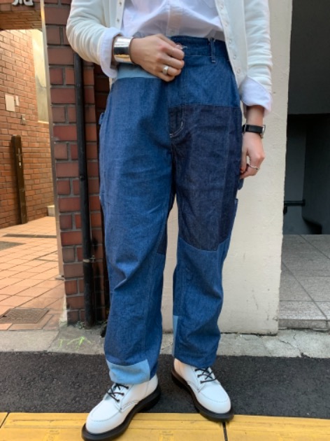 サイズ32！旧タグENGINEERED GARMENTS デニムペインターパンツ 絶妙な