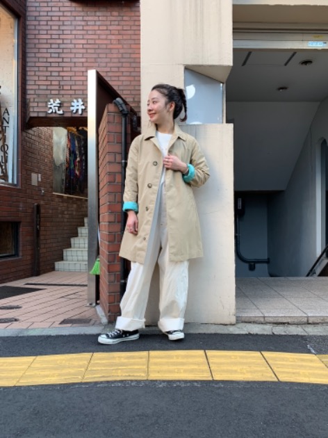 柄デザイン無地THE NORTH FACE  BEAMS BOY ステンカラーコート