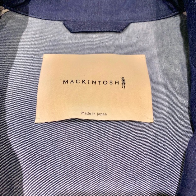 MACKINTOSH デニムステンカラーコート36 D-MC002/BT