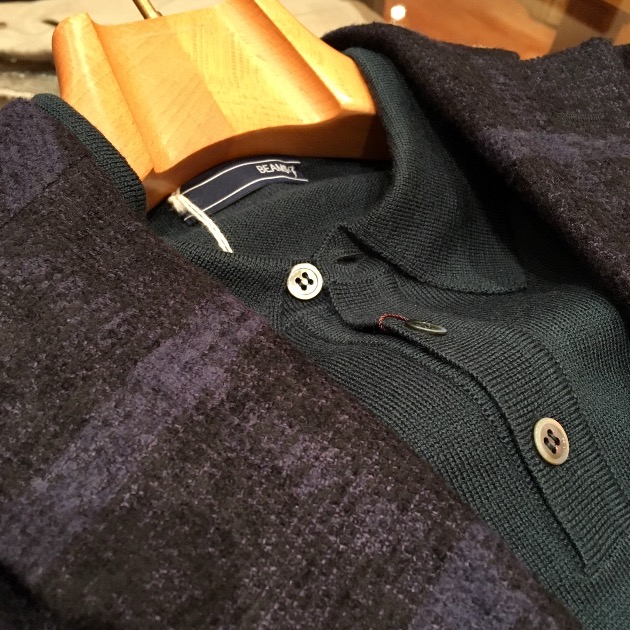 期間限定SALE⭐️Ernesto×BEAMS ネイビー チェックジャケット 期間限定SALE⭐️Ernesto×BEAMS ネイビー チェックジャケット