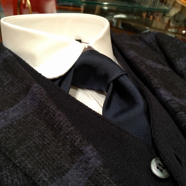 期間限定SALE⭐️Ernesto×BEAMS ネイビー チェックジャケット 1074002448008610_01_7394.jpeg