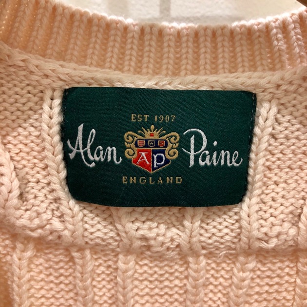 Alan Paine Cricket Cable Tipped Vee Neck Slipover｜ビームス 辻堂