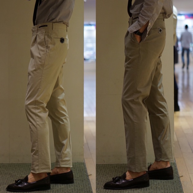 人気定番の BeamsF PT01 46 ブラウンスラックス fit slim super 