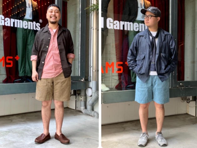 engineered garments コーデュロイショートパンツ - ショートパンツ