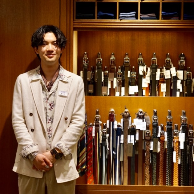 WHITE HOUSE COX＞ベルトコーナーの先輩｜ビームス 二子玉川｜BEAMS