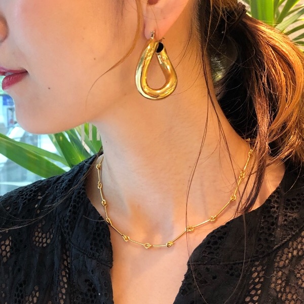 LAURA LOMBARDI ローラロンバルディ チェーンピアス - アクセサリー