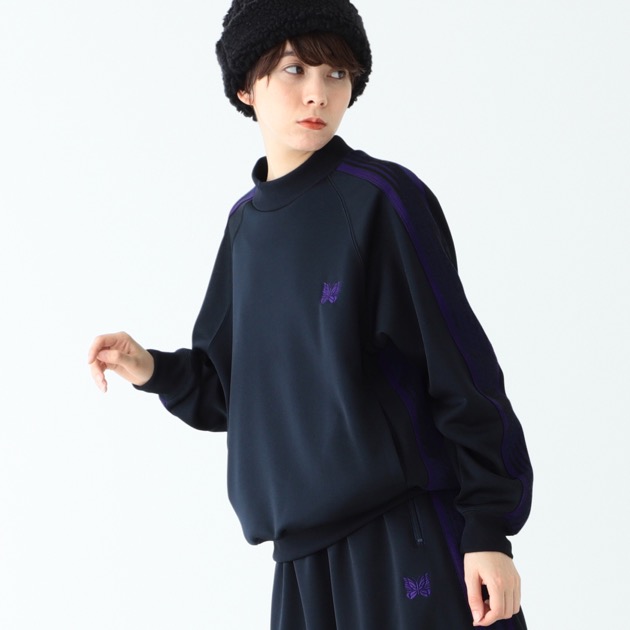 NEEDLES×BEAMS BOY別注 Track Mockneck Tops-