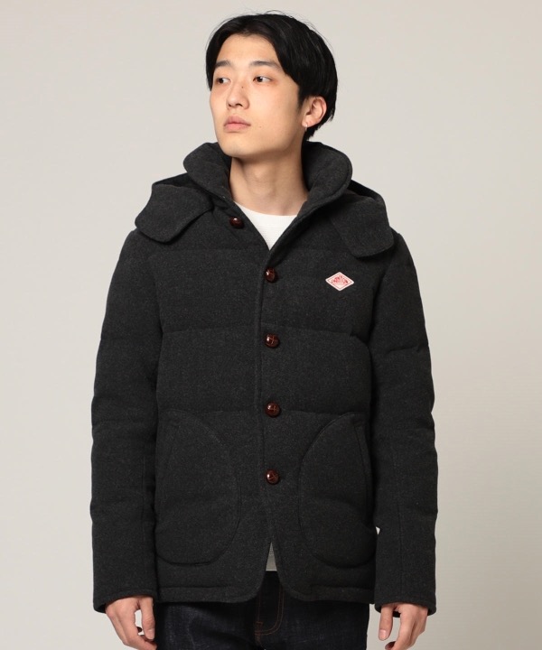 DANTON × BEAMS ウールモッサ ダウンコート