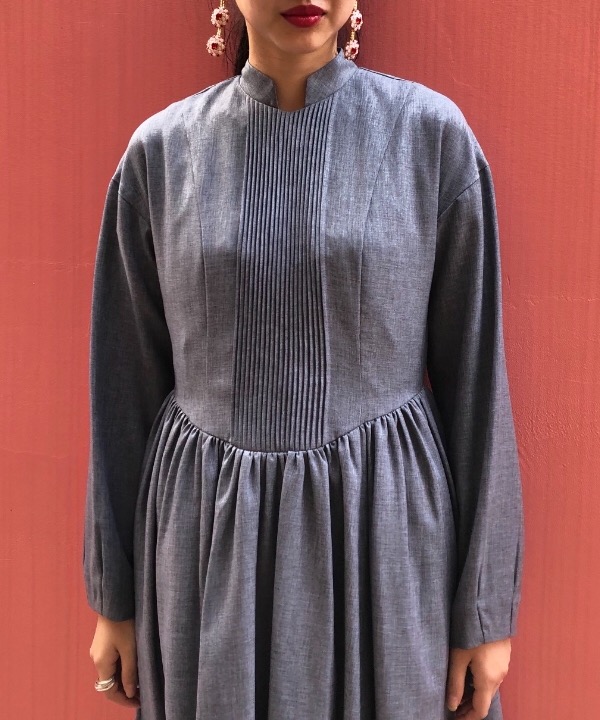 新品タグ付◉ Ray BEAMS RBS ピンタック ギャザー ワンピース RBS＞ 2019-20 Autumn/Winter COLLECTION｜ビームス ウィメン 原宿｜BEAMS