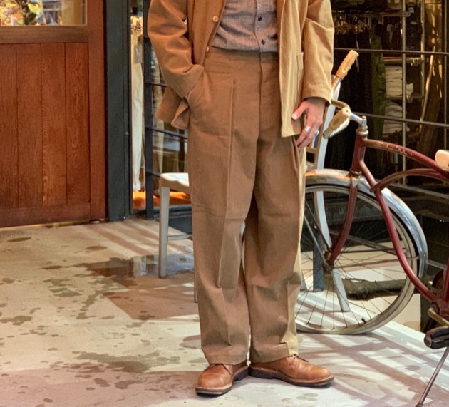 極美品】BEAMS＋ ビームスプラス セットアップ 千鳥 ブラウン