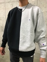 2トーンのchampionスウェット