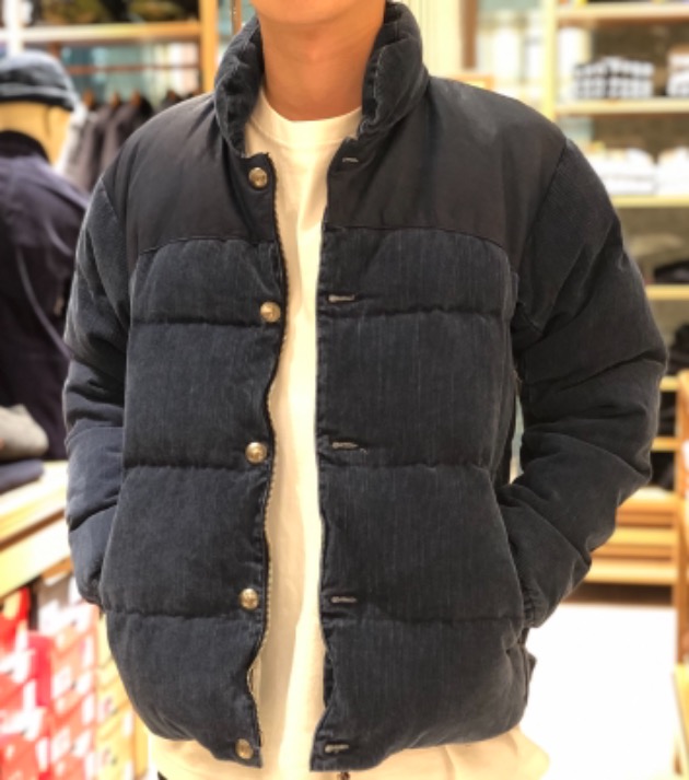 REMIRELIEFREMI RELIEF × BEAMS PLUS コーデュロイ ダウン