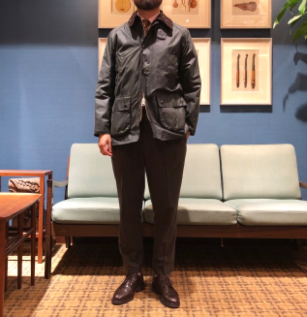 試着のみ】BARBOUR BEDALE SL インディゴ 40 smcint.com