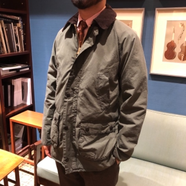 バブアー Barbour ビームズ Beams 別注 Bedale 38サイズ