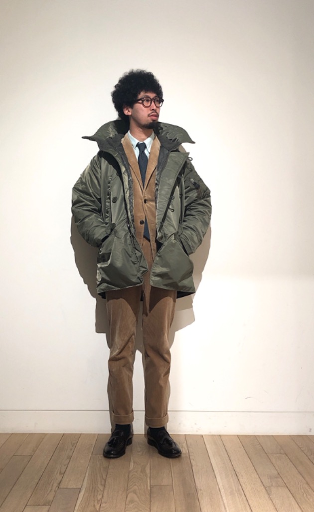 ミリタリーアイテムって男心をくすぐりますよね。今期のN-3Bも