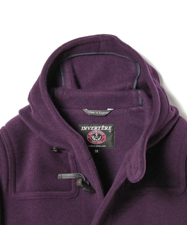 モンゴメリー ダッフルコート パープル紫 ウール１００ イギリス製 ビームス モンゴメリー ダッフルコート パープル紫 ウール100 イギリス