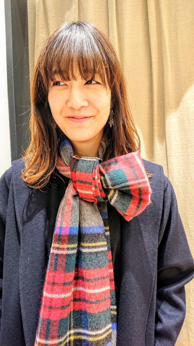 ストールの巻き方編 ビームス みなとみらい Beams