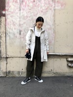 気づけば全身military。