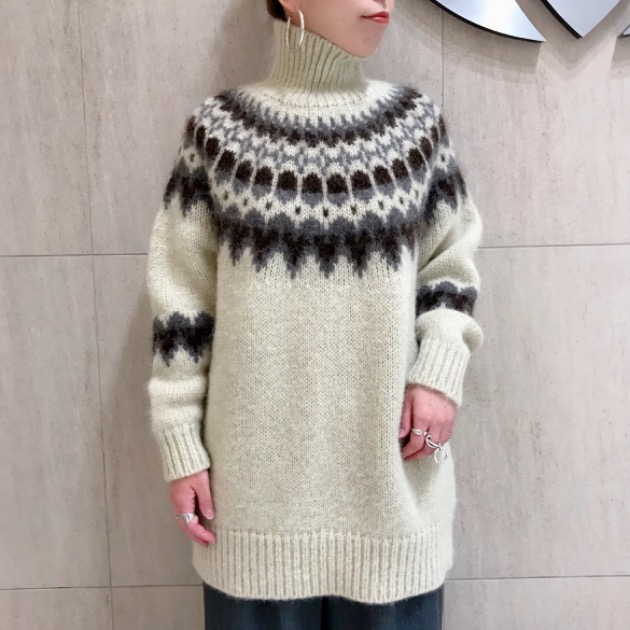 BATONER ノルディック柄ニット BATONER/バトナー｜新作ノルディックセーターをチェック！｜エル・ショップ