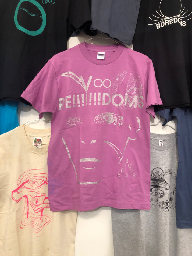 ボアダムス boredoms 蛍光イエローTシャツ