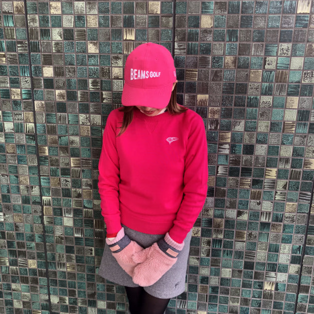 BEAMS GOLF ピンク セーター BEAMS GOLF（ビームス ゴルフ）〈WOMEN〉ORANGE LABEL