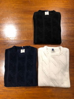 Between sweater and sweatshirt.