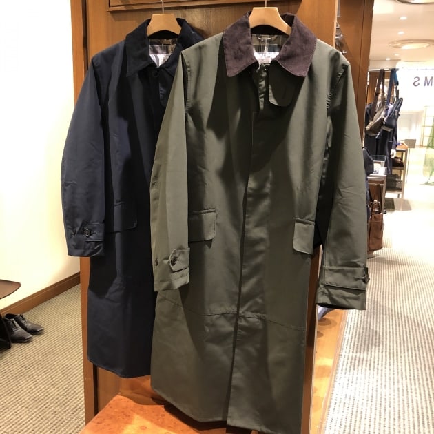 Barbour / SINGLE BRESTED 2レイヤー ロングコート-