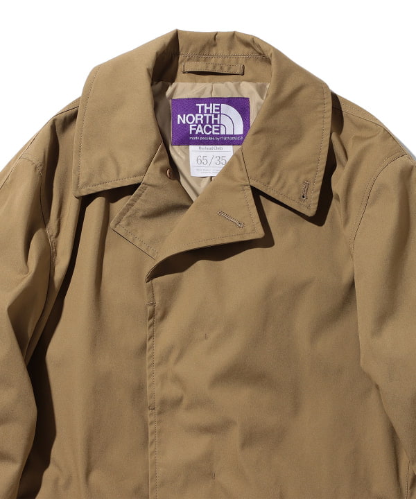 THE NORTH FACE PURPLE LABEL との別注ステンカラーコートもやって来