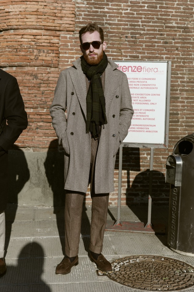 ストール マフラーの巻き方 17fw 安武 俊宏 Beams