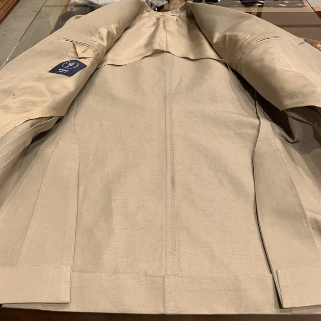 BEAMS F オリジナル　コットンリネンスーツ　46 BEAMS F＞イージーコットンリネンスーツ｜ビームス 立川｜BEAMS