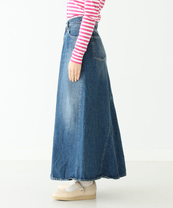 orSlow＊BEAMS BOY】 別注ロングデニムスカート orSlow × BEAMS BOY