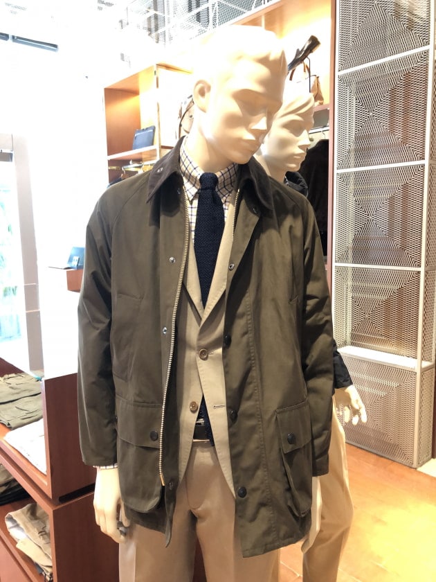 Barbour×BEAMS EXCLUSIVE MODEL ビデイルコットン100%