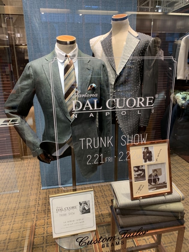 ＜SARTORIA DALCUORE＞TRUNK SHOW