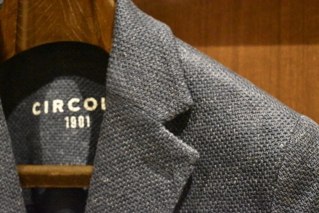 新作＜CIRCOLO1901＞リネンジャージージャケット