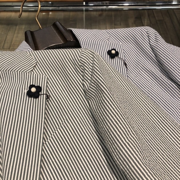 全品送料無料 シアサッカー スーツ lardini beams United arrows - メンズ