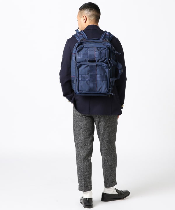 BRIEFING*BEAMS PLUS 別注 3WAY BAG NAVY - バッグ